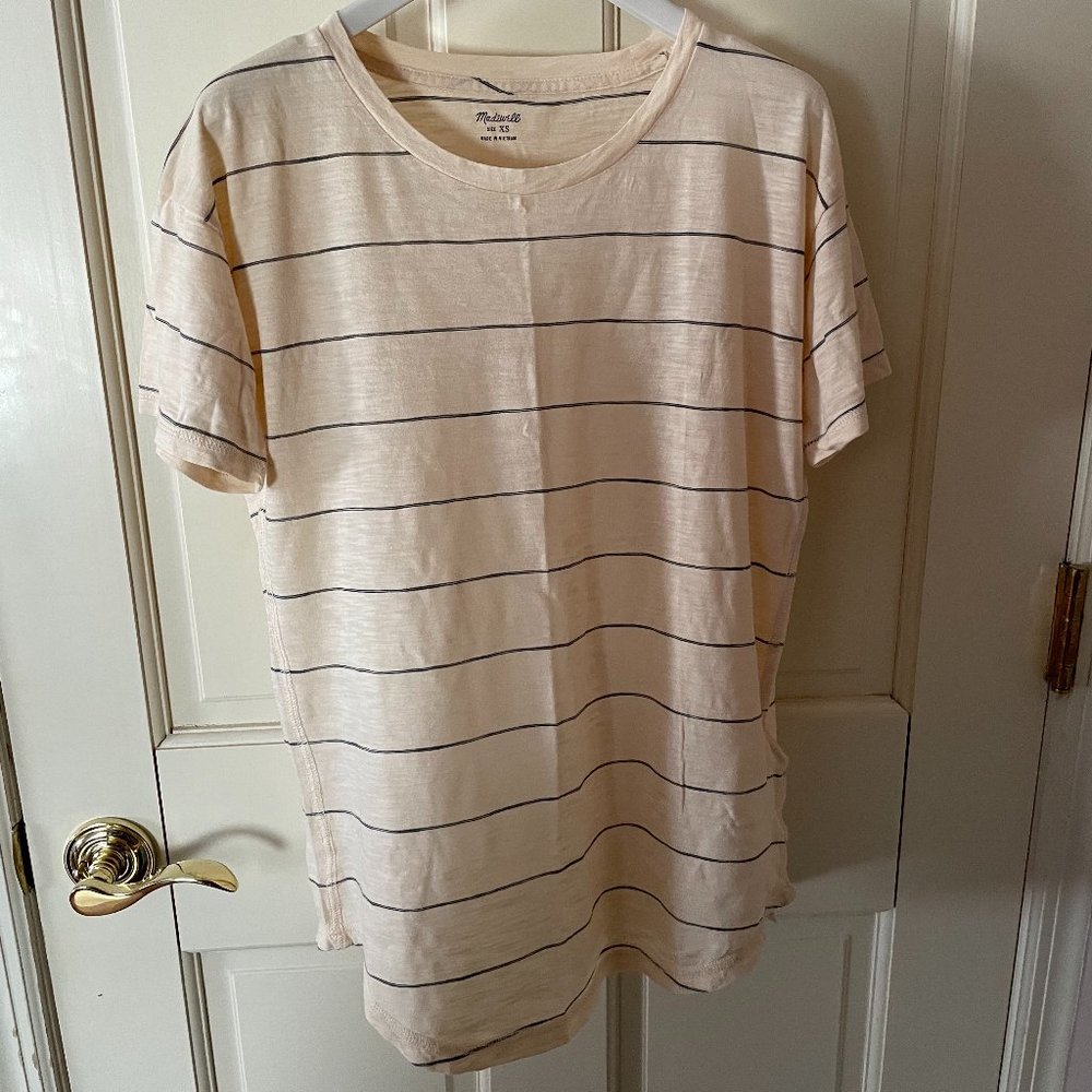 NWT Madewell Slub Crewneck Tee Sz XS